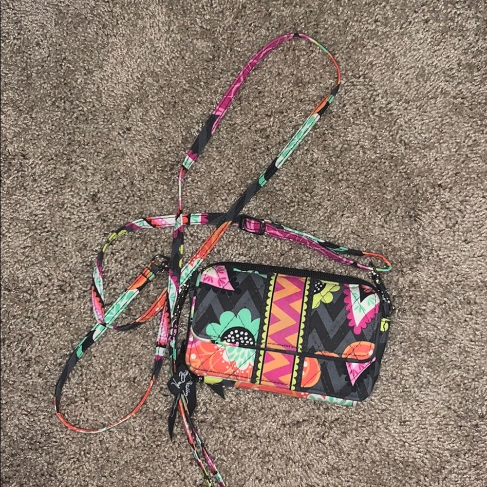 vera bradley crossbody/shoulder wallet